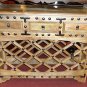 India wood wine rack table hand Carved