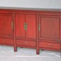 Chinese solid red 63" elmwood cabinet
