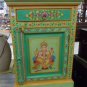 Indian Wooden chest Ganesh hand Carved