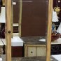 20" Medicine bathroom cabinet hutch honey stain w/ shelves w/ mirrored door