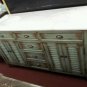 60" Aqua washed bathroom double vanity sink white marble cottage style