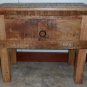 29" End Cabinet / Night Cabinet 1 Drawer Solid Wood Natural Finish Made in India