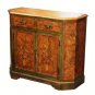 Chinese Flowers design cut corner Cabinet