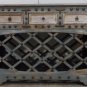 39" Wine / Bottle Rack Multi Color Solid Wood from India 3 Drawers Metal Accents