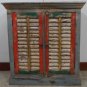 33" Shutter-Style Cabinet Solid Wood Multi-color Finish From India
