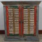 33" Shutter-Style Cabinet Solid Wood Multi-color Finish From India