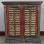 33" Shutter-Style Cabinet Solid Wood Multi-color Finish From India