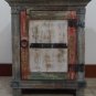 20" Rustic Style End / Night Cabinet Solid Wood Multi-color Finish From India