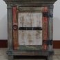 20" Rustic Style End / Night Cabinet Solid Wood Multi-color Finish From India