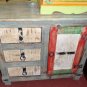 India's Wooden door chest hand Carved rusic colorful earthy made in India