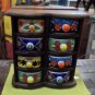 Indias Wooden colorful trinket box hand Carved made in India