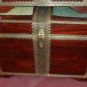 Wooden box or treasure chest hand Carved made in India