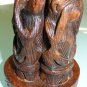 Wooden see no evil hear no evil monkey set hand carved made in India