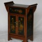 Chinese dark elmwood flowers and birds Altar hand painted Cabinet Table