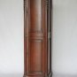 21" Cherry Stained Linen Tower Cabinet Traditional Design