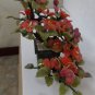 Jade Bonsai Tree with Pink Stone Flowers / Leaves & Base are Solid Jade