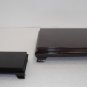 8" square wood stand black base.  we have all sizes.