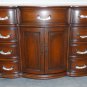 50" Single Bathroom Vanity Sink Cream Marble w/ Teak Color Finish w/ Cream Bowl