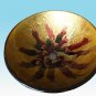Round Vessel Bowl Sink 16" Diameter Gold Sunburst