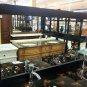 61" Marbled Glass top Modern Double sink Vanity dark ebony w/ faucet