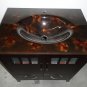 31" Marbled Glass top Modern Vanity dark Cherry w/faucet
