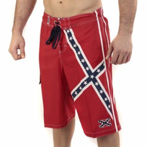 Rebel Flag Medium Board Shorts