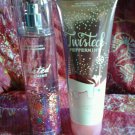 TWISTED PEPPERMINT BATH & BODY WORKS BODY CREAM & SPRAY MIST **FULL SIZE** 8 OZ.