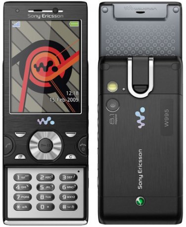 Sony Ericsson Walkman W995i Black (Unlocked) wifi GPS Cellular Phone 8.0MP