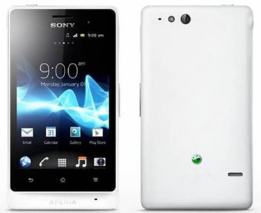 Sony XPERIA go ST27i 8GB 3G WIFI 5MP GPS Unlocked Cell Phone White