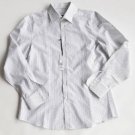 BNWT Men's VERSACE 'Trend' Dot Stripe White Dress Shirt size 42 or 16 1/2 $295
