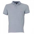 BNWT Men's Polo Ralph Lauren Big Pony Indigo Blue Custom Fit Polo Medium $125