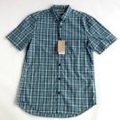 BNWT Men's BURBERRY BRIT 'Adken'  Green Button Down Sport Shirt Medium MSRP $175