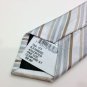 NWT Men's CALVIN KLEIN Tie Black Striped Extreme Slim 100% Silk  MSRP $59.50
