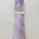 NWT Men's MICHAEL Michael Kors Tie Lavender Striped Pattern  MSRP $59.50