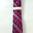 NWT Men's MICHAEL Michael Kors Tie Red Plaid Pattern  MSRP $59.50