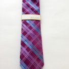 NWT Men's MICHAEL Michael Kors Tie Purple Plaid Pattern  MSRP $59.50