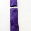 NWT Men's Kenneth Cole Tie Indigo Checked Pattern 100% Silk MSRP $55.00