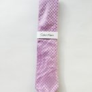 NWT Men's Calvin Klein Tie Light Pink Geometric Pattern 100% Silk MSRP $59.50