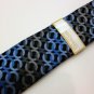NWT Men's MICHAEL Michael Kors Tie Black / Blue Geometric Pattern  MSRP $59.50