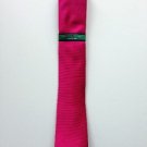 NWT Men's TOMMY HILFIGER Tie Red Slim Width 100% Silk  MSRP $59.50