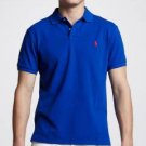 BNWT Men's POLO RALPH LAUREN Polo Shirt Blue size Medium Custom Fit MSRP $85