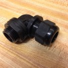 lot of 5 3/8 " NPT 90 Degree - Strain Relief Cable Gland w/nut + gasket - NEW
