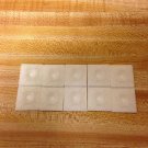10 PC 1" x 1" ADHESIVE CABLE ZIP TIE WRAP MOUNTING BASE FOR 0.2" WIDE MAX WIDTH