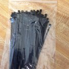 100  4" BLACK WIRE CABLE ZIP TIES NYLON TIE WRAPS NEW 18 lb