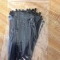 100  4" BLACK WIRE CABLE ZIP TIES NYLON TIE WRAPS NEW 18 lb