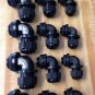 15 Pc Kit Strain Relief  Right Angle Cord Grip Gland  3/8" 1/2" 3/4" 90 Degree