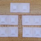 25 PC 1/2"x1/2" ADHESIVE CABLE ZIP TIE WRAP MOUNTING BASE 0.126" WIDE MAX WIDTH