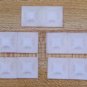 25 PC 1/2"x1/2" ADHESIVE CABLE ZIP TIE WRAP MOUNTING BASE 0.126" WIDE MAX WIDTH