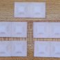 10 PC 1/2"x1/2" ADHESIVE CABLE ZIP TIE WRAP MOUNTING BASE 0.126" WIDE MAX WIDTH