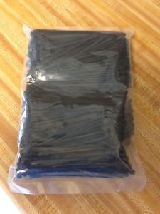 1000  4" BLACK WIRE CABLE ZIP TIES NYLON TIE WRAPS NEW 18 lb